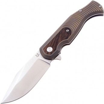 Нож FOX KNIVES FOX EAST WOOD TIGER BRONZE TI/ZEBRAWOOD